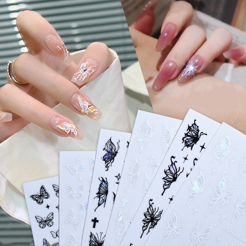 Butterfly Nail Art matricák
