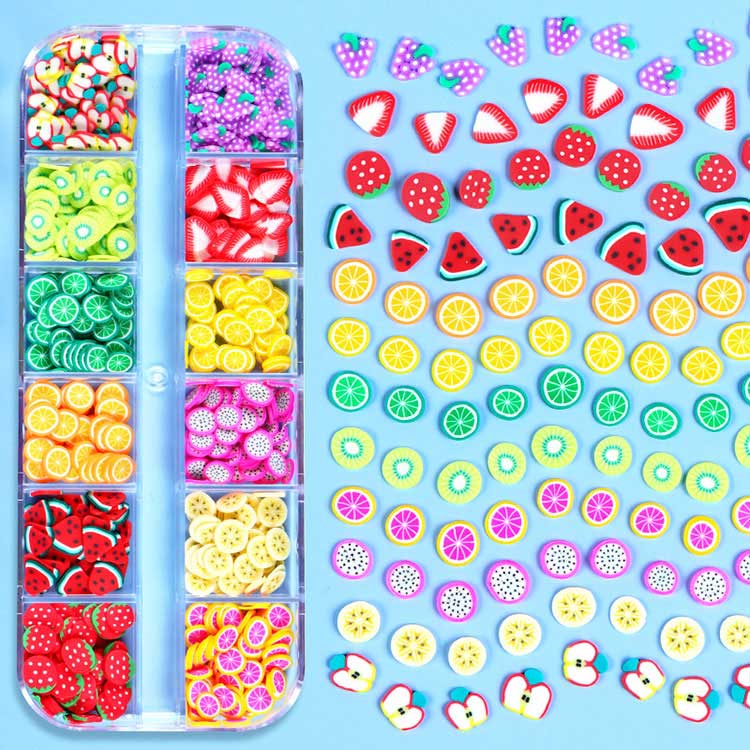 Nail Art gyümölcsszeletek